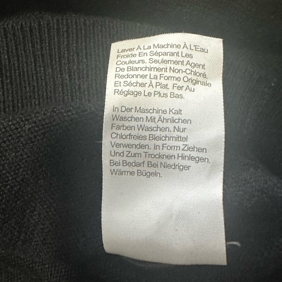 J. Crew cotton cashmere sweater Women’s size medium black - Picture 4 of 8